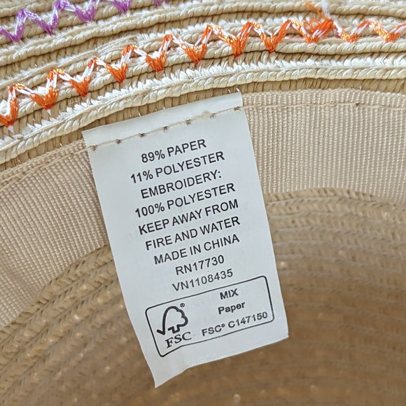 Girls Target Woven Sunhat - Picture 3 of 4